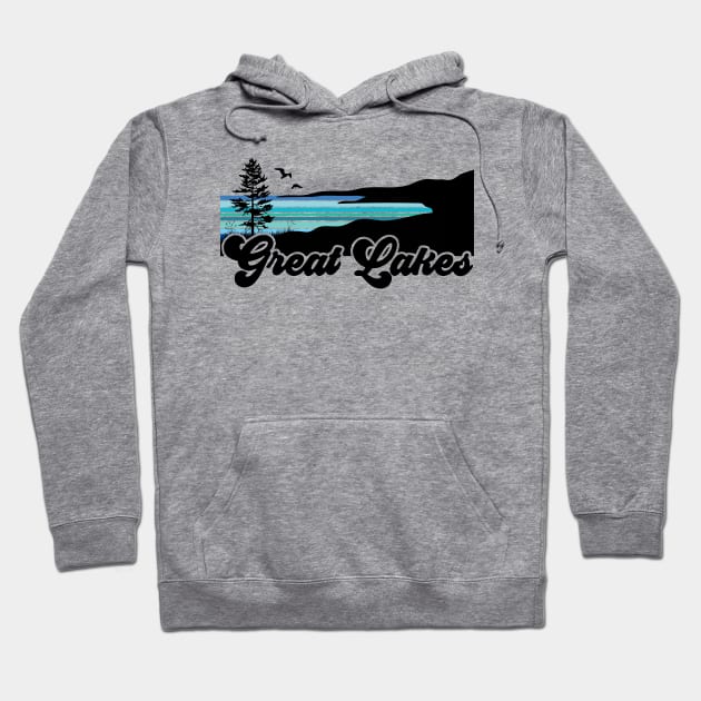 Great Lakes Coast Hoodie by GreatLakesLocals